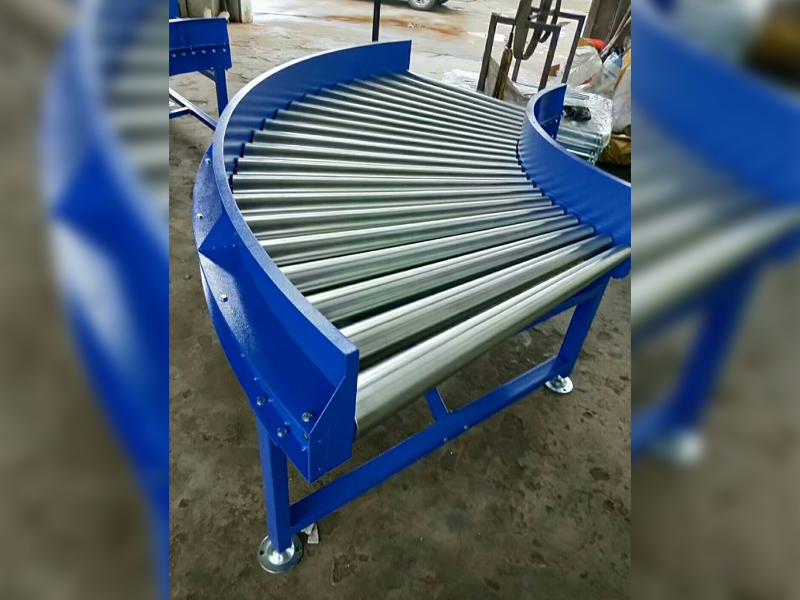 90度拐弯机流水线